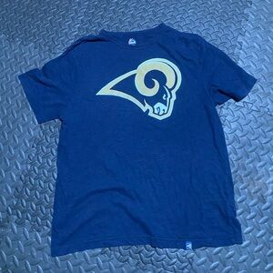 Majestic Navy Blue Ram Logo Tee